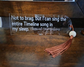 Classical Conversations Etched Bookmark Tutor, student Gift