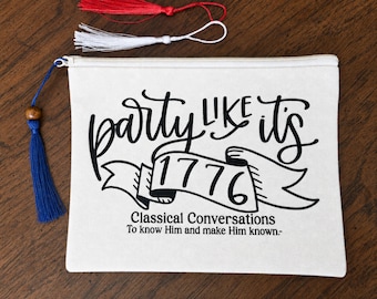 Party Like It's 1776 - Cycle 3 Zippered Bag
