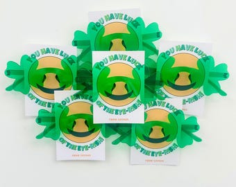 Man hat Glück im Auge-rish | Kleeblatt Sonnenbrillen | St. Patrick's Day | Kinder-Sonnenbrille | Sonnenbrille für Erwachsene | Gastgeschenke | Geburtstag gefallen