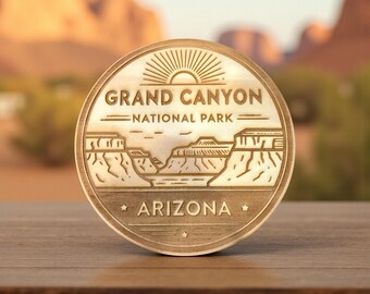 Montagne russe in legno del Grand Canyon, souvenir da viaggio inciso al laser