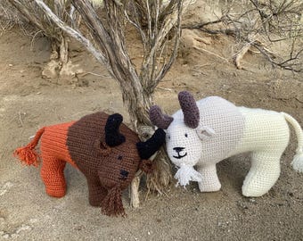 Buffalo Crochet Stuffed Animal Pattern