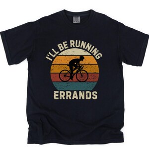 Cycling Dad Shirt, Dad Comfort Colors Bike Shirt, Father&#39;s Day Bike Gift, Dad T-shirt Husband, Cycling Dad Retro Sunset, Bike Ridding Shirt