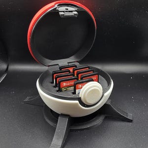 Soporte para tarjetas de juego Poké Ball para Nintendo Switch: almacenamiento exclusivo para juegos
