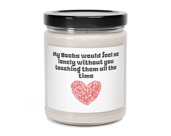 9oz Scented Soy Wax Funny Candle for Boyfriend or Husband
