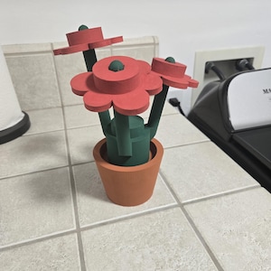 3D Printed Lego Flowers