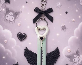 Goth Kawaii Custom Retractable Utility Knife Blade Cutter, Personalized Box Cutter, Personalized Letter Opener, Alt Aesthetic Blade Supplies