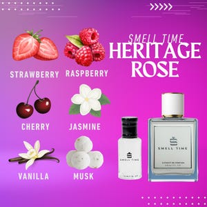 Fruity Floral Perfume: Berry, Jasmine & Musk Scent - Heritage Rose