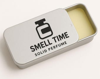 Solid Perfume Balm 15g | Alcohol-Free Pocket Cologne | Long-Lasting Scent | Smell Time USA