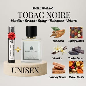 Tobac Noire | Warm, Sweet & Spicy Blend | Smell Time USA
