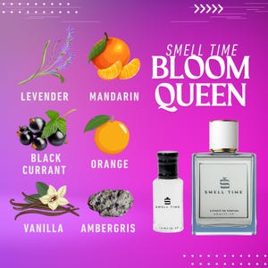Lavender Citrus Vanilla Perfume: Long Lasting Floral Scent