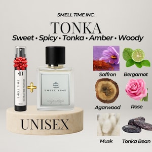 Tonka Perfume | Sweet, Warm & Spicy Blend | Long-Lasting Bold Scent | Smell Time USA