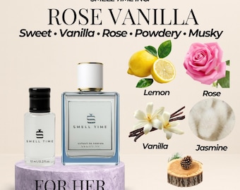 Rose Vanilla Perfume: Long-Lasting Romantic Floral Fragrance