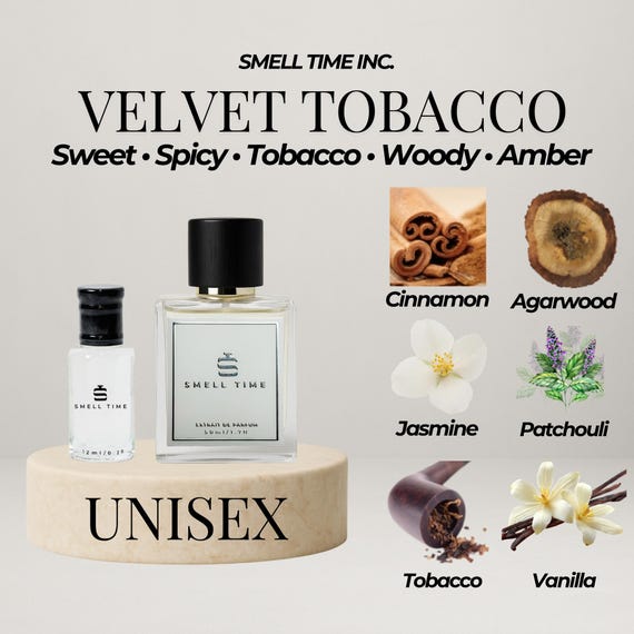 is tobacco spicy Velvet Tobacco | Warm Spicy Tobacco Perfume | Long-Lasting Woody & Sweet  Fragrance