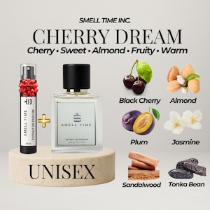 Cherry Dream Perfume | Sweet Cherry & Almond Blend | Long-Lasting Warm  Fruity Scent | Smell Time USA