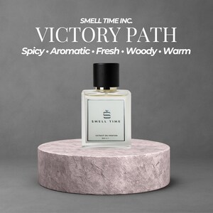 Victory Path | Spicy, Woody & Aromatic Scent | Long-Lasting Handmade Perfume | Smell Time USA 100ml/3.4fl oz Spray