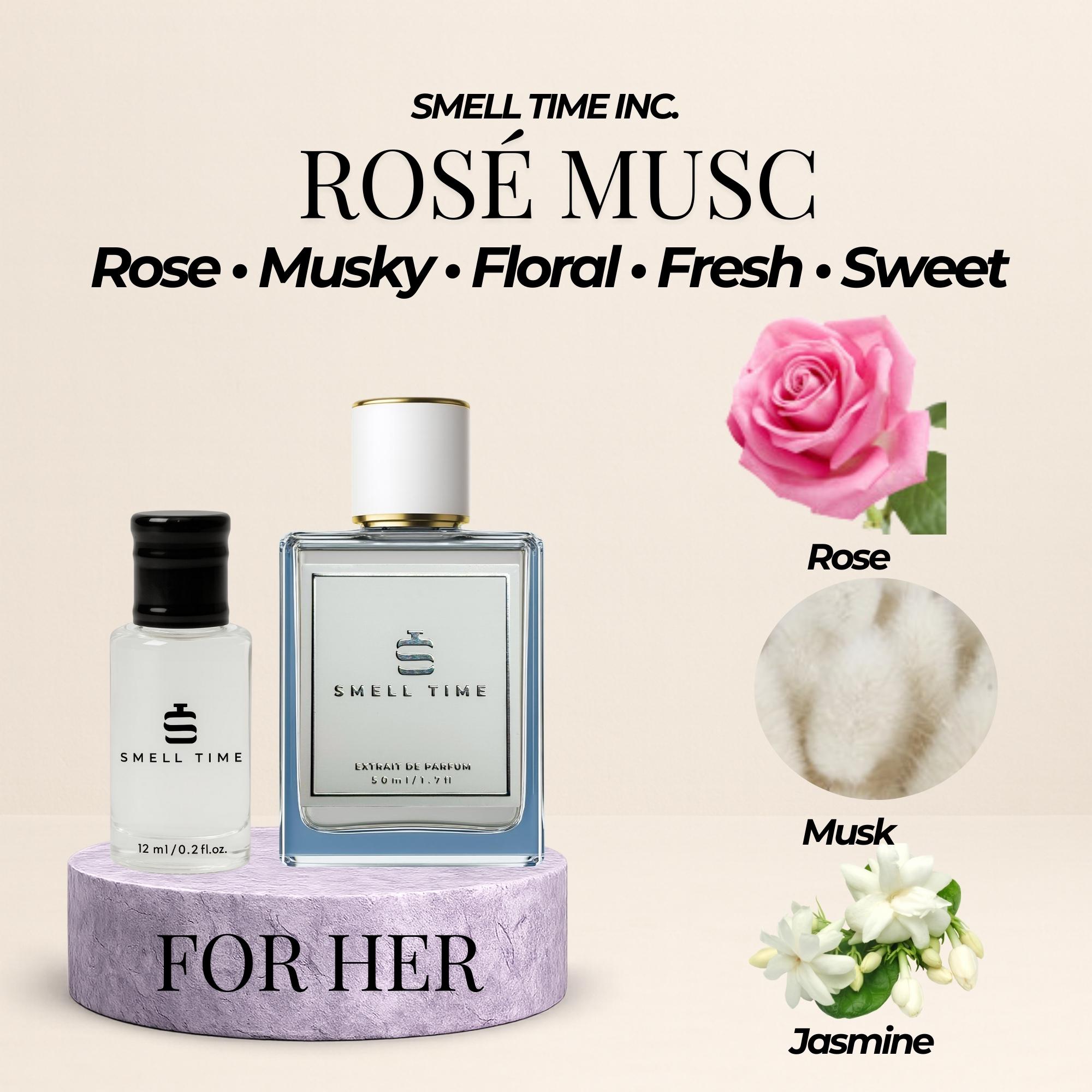 Rose Musc Soft Rose, Jasmine & Clean Musk - Etsy
