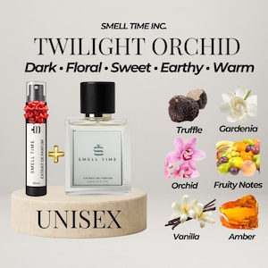 Twilight Orchid | Spicy Floral Sweet Perfume | Unisex Long-Lasting Luxury Scent | Smell Time USA
