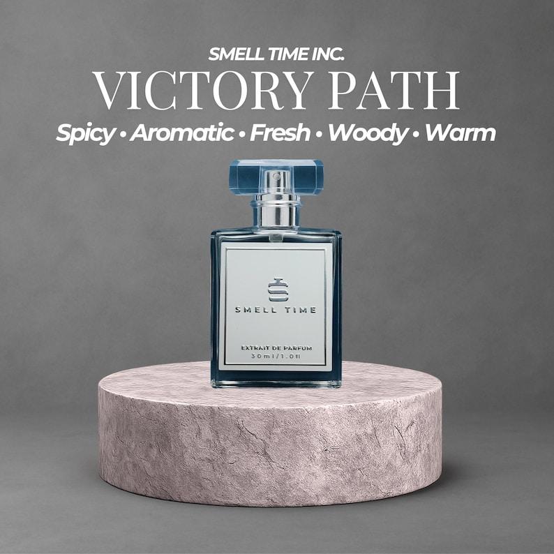 Victory Path | Spicy, Woody & Aromatic Scent | Long-Lasting Handmade Perfume | Smell Time USA 30ml/1.0 fl oz Spray