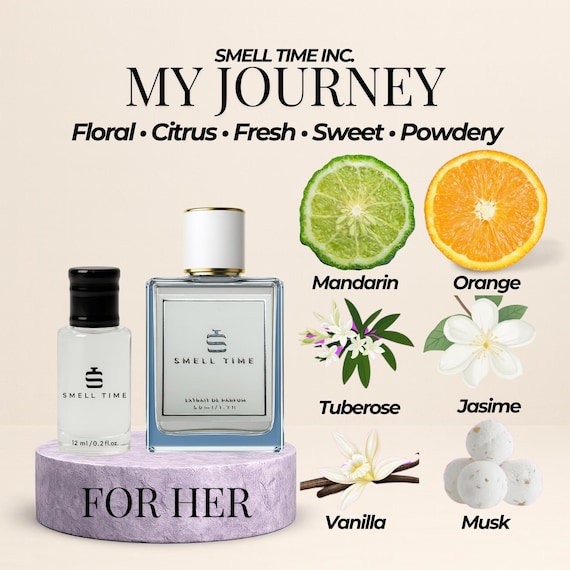 My Journey White Floral Vanilla Perfume – Elegant Long Lasting