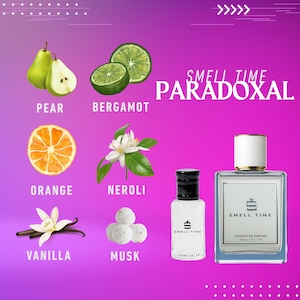 Citrus Vanilla Floral Perfume for Women – Sweet Long Lasting Scent – Paradoxal