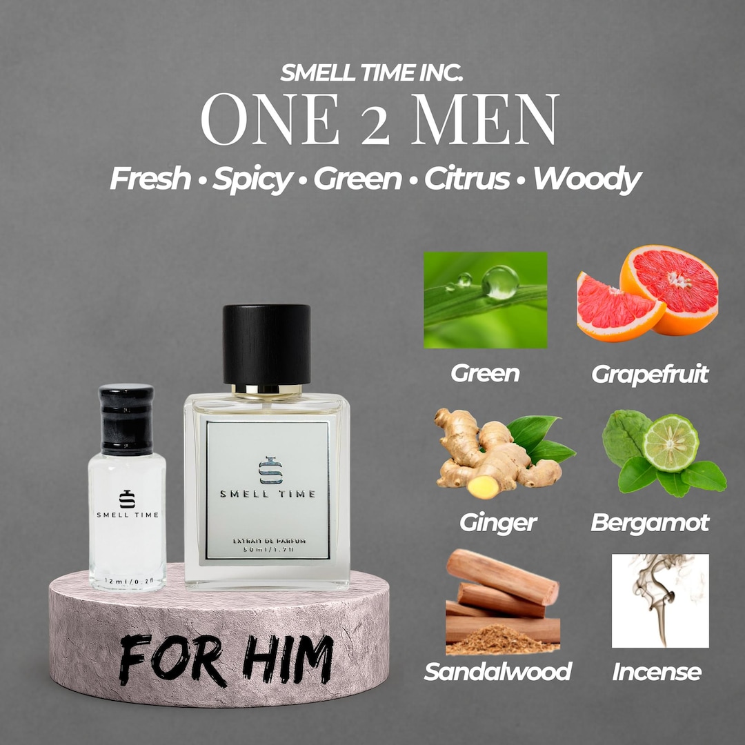 Citrus Green Woody Cologne: Long-lasting Fresh Spicy Fragrance - Etsy