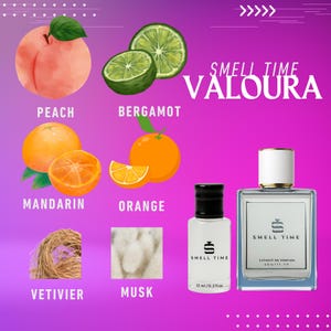 Valoura | Musky Citrus Floral Perfume | Fresh, Radiant & Ultra-Feminine | Smell Time USA