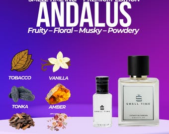 Andalus Perfume - Exotic Unisex Fragrance, Long-Lasting, Luxury Scent