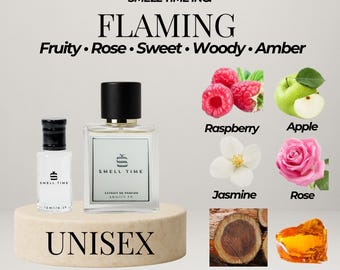 Flaming | Fruity, Woody & Floral Blend | Long-Lasting and Handmade | Smell Time USA