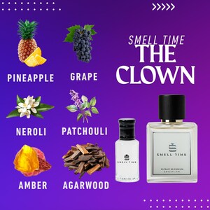 The Clown | Fruity, Sweet & Woody Unisex Perfume | Long-Lasting Handmade Fragrance | Smell Time USA