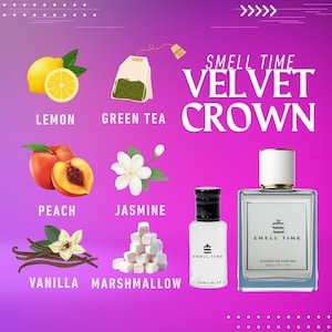 Sweet Citrus Vanilla Perfume: Green Tea & Marshmallow Scent