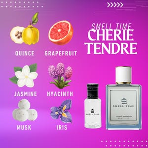 Floral Fruity Perfume: Chérie Tendre - Long Lasting Natural Scent