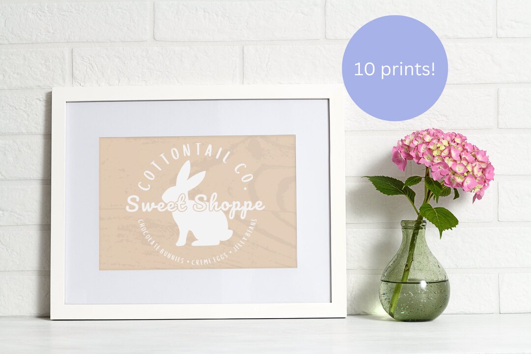 Easter 10 Printables Gallery Wall Art Set, Spring Art Prints, Instant ...