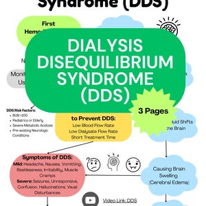 Dia zusammengebautes Ungleichgewichtssyndrom (DDS) Bundle | Concept Maps + Tabelle + Patho | Nurse PDF & Canva Vorlage | DNAN Digitaler Download