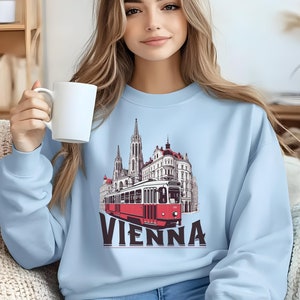 Vienna Sweatshirt, Austria Sweatshirt, Vienna Austria Shirt, Vienna Sweater, Sweatshirt of Vienna, Vienna Austria Pullover