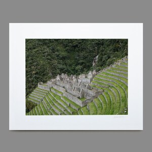 Winay Wayna - Machu Picchu wall art, home decor, Peru photograph, matted, signed, and ready to frame by Richard Schultz