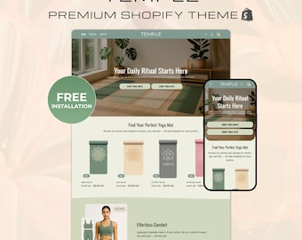 Temple Shopify Theme: Modern Fashion & Lifestyle Store Template