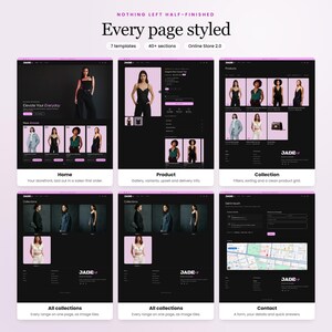 Fashion Shopify Theme, Women's Clothing and Accessories Shopify Template, Jade Boutique Website Template image 7