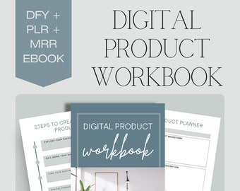 Apostila de Produto Digital PLR; feito para você planejador de produto digital com PLR (+mrr) Canva Template | Feito para você produto digital