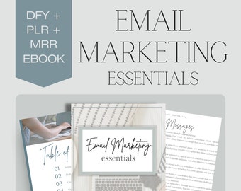 E-book Fundamentos de Email Marketing com Direitos de Marca Própria (PLR) | mais MRR | marketing digital | Feito para você Produto Digital PLR | Dfy, por favor