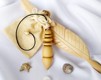 Péndulo adivinatorio/radiestesia en boj