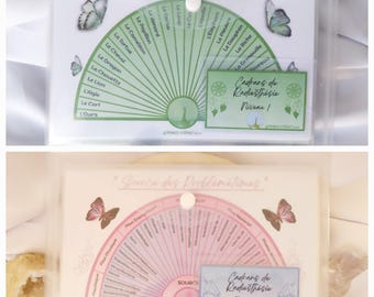 Kit de diagrama de radiestesia (20 tableros/diales) - Nivel 1 y Nivel 2