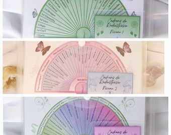 Kit de diagramas de radiestesia - 30 tableros/diales - Niveles 1-2-3