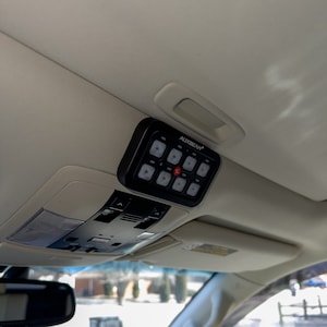 Lexus GX460 Auxbeam Switch Panel Mount - 3D Printed, No-Drill Installation, Black PETG, Sleek Design