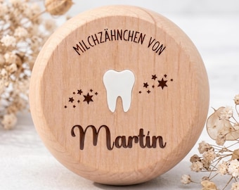 Zahndose, Zahndose personalisiert, Milchzahndose, Milchzahndose Name, Geschenke Geburt, Zahndose Mädchen, Zahnfee, Milchzahnbox