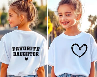 Favorite Daughter Sweatshirt, Favorite Family Member, Funny Daughter Sweatshirt, Daughter Crewneck Sweater, Christmas  Gift for Daughter