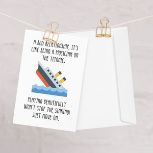 Breakup Card, Divorced Celebration Card, Greeting, Funny Divorce Card, Funny Break Up Gift, Breakup Humor, Divorce Parties, Break Up Merch