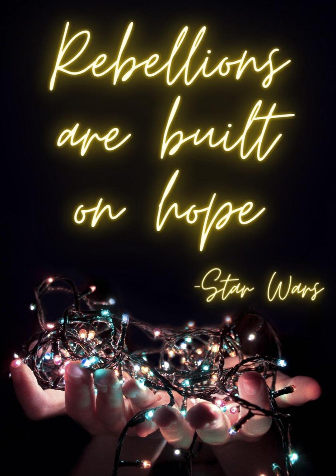 Rebellions Are Built on Hope Poster Etsy