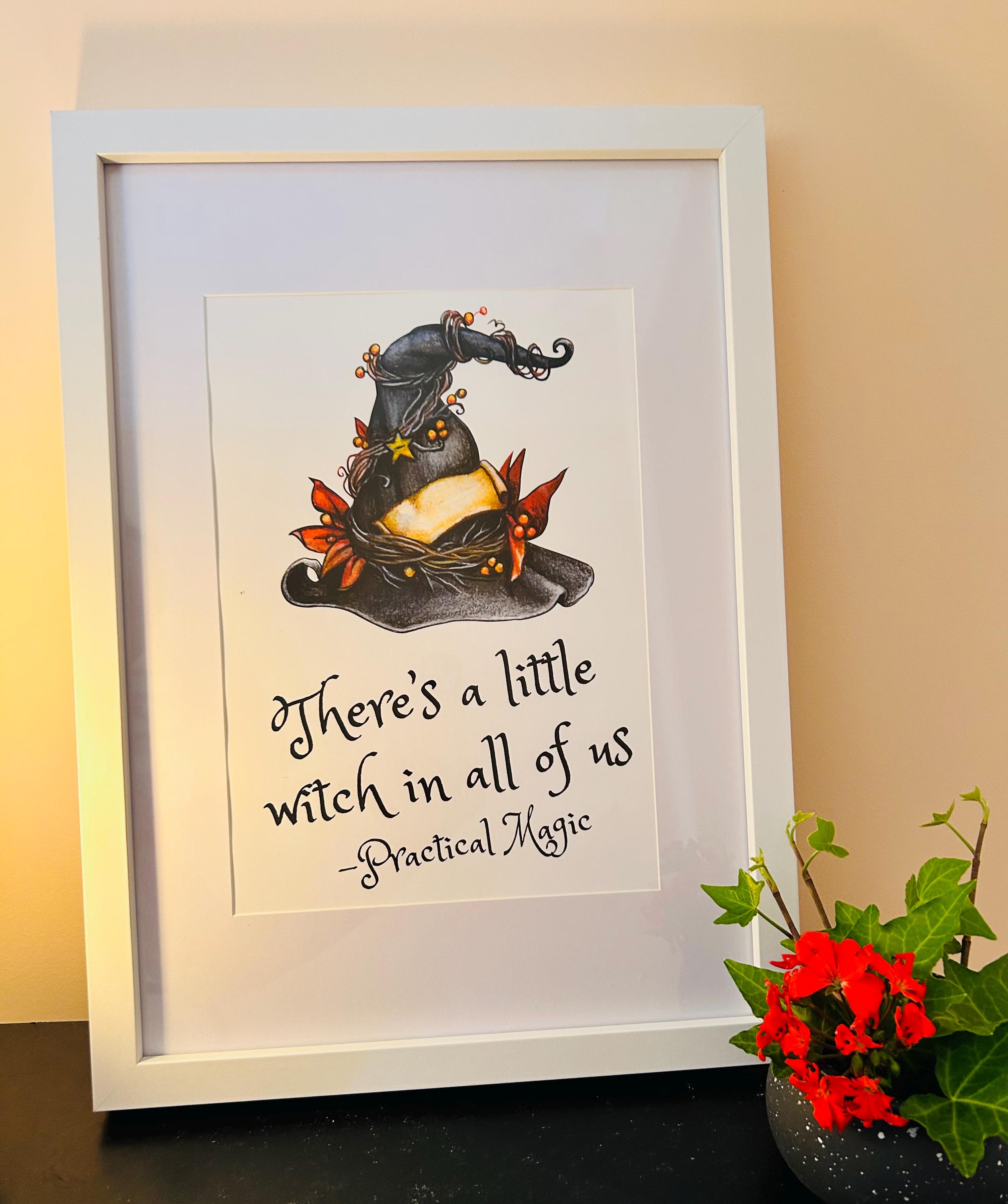 There's a Little Witch in All of Us Poster - Etsy