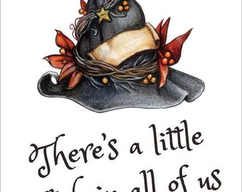 There's a Little Witch in all of us poster