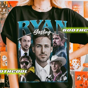 Limited Ryan Gosling Vintage T-Shirt, Fan Tee Graphic T Shirt, Gift For Women and Man Unisex T-Shirt